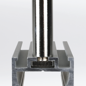 Steel cable suspension kit G for aluminium profiles