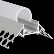 Aluminium Profile M-Line Drywall Corner External